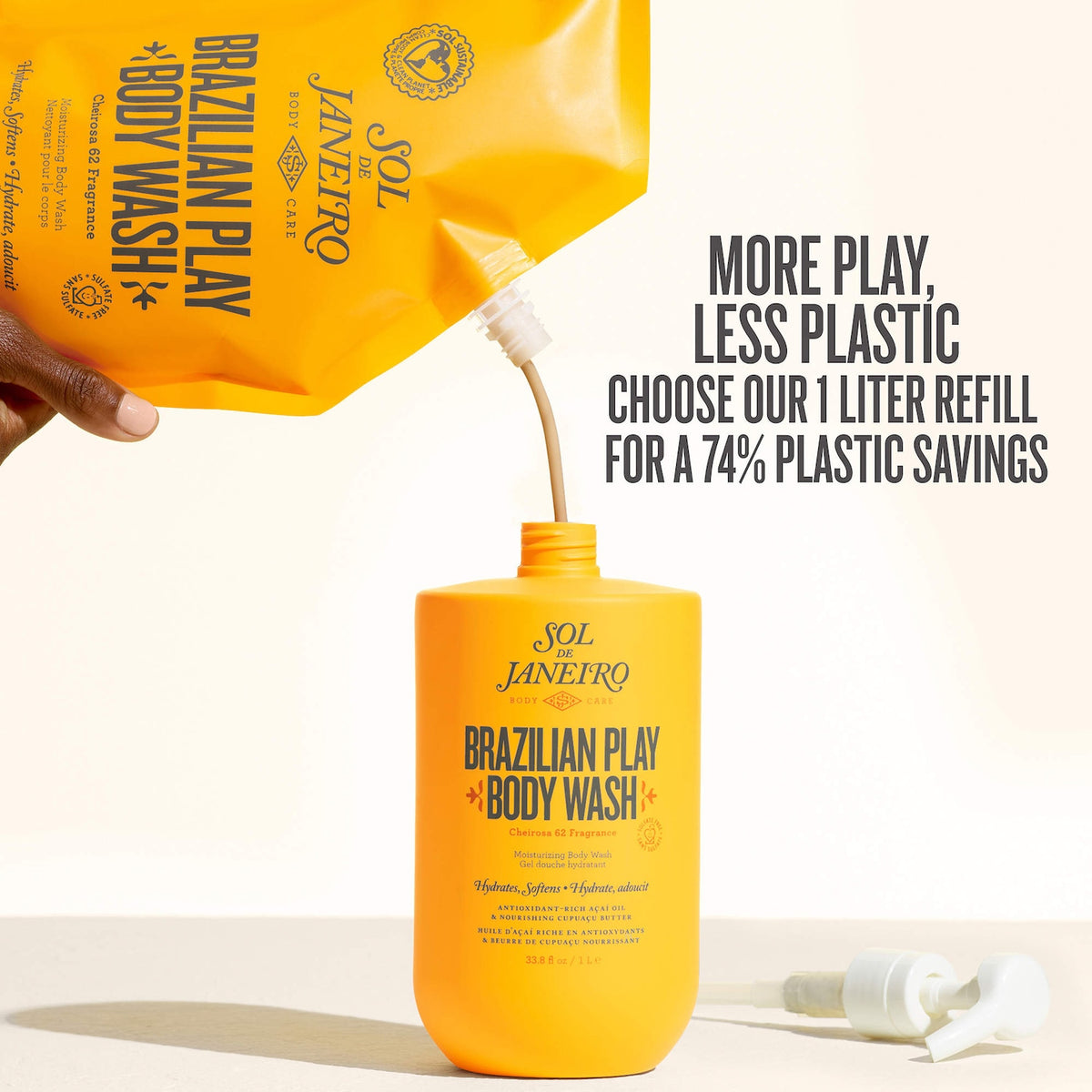 Sol de Janeiro Brazilian Play Moisturizing Shower Cream-Gel - 1 l