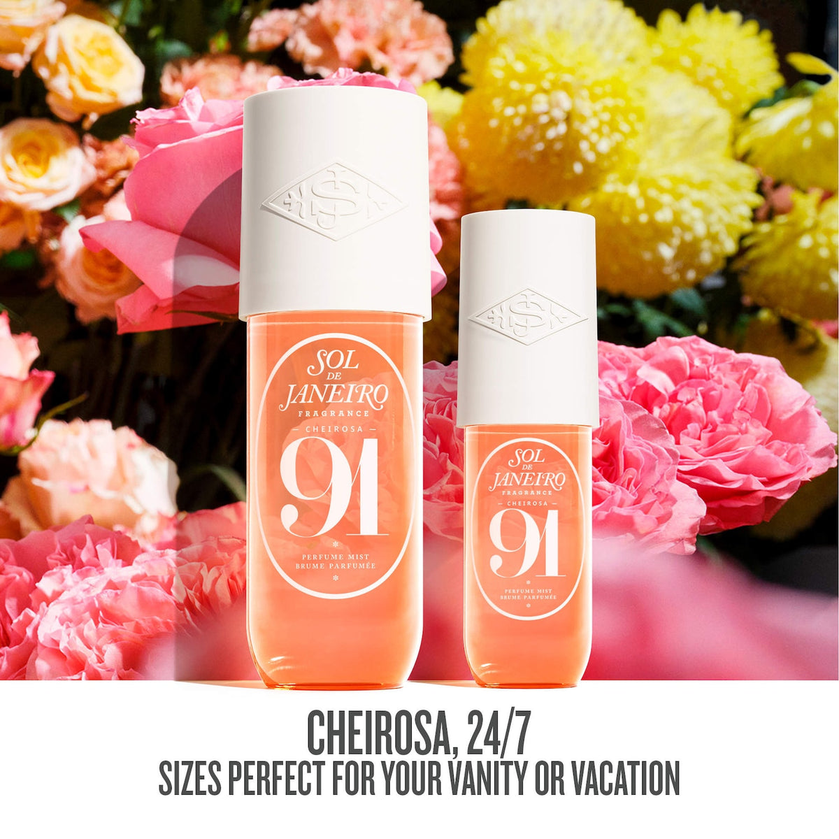 Sol de Janeiro Mini Cheirosa 91 Rosa Charmosa Body & Hair Perfume Mist - 90 ml