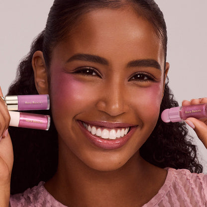 Rare Beauty by Selena Gomez Violet Faves Mini Cheek and Lip Trio Makeup Gift Set - SKU-3014594