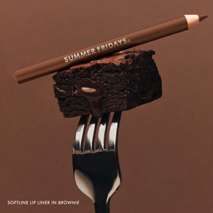 Summer Fridays SoftLine Lip Liner Creamy Sculpting Lip Pencil - Brownie - neutral brown