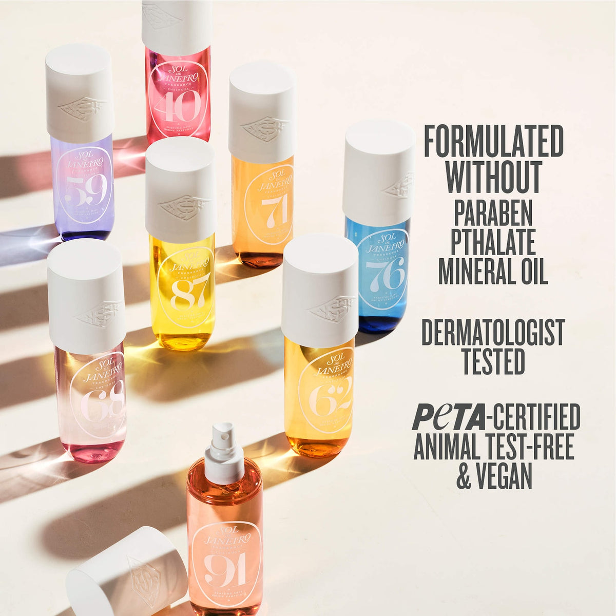 Sol de Janeiro Mini Cheirosa 91 Rosa Charmosa Body & Hair Perfume Mist - 90 ml